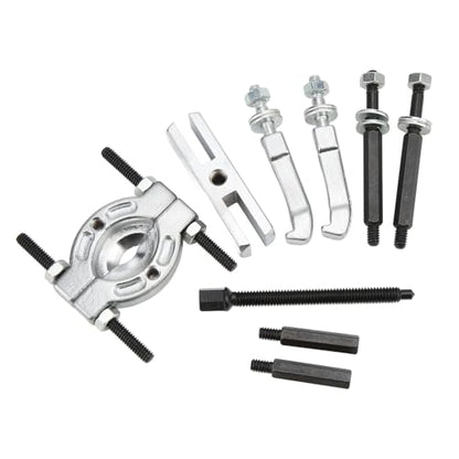 Bearing Separator and Puller Set, 9 Pieces Portable Bearing Puller Kit Heavy Duty Bearings Splitter Tool Kit with Red Case