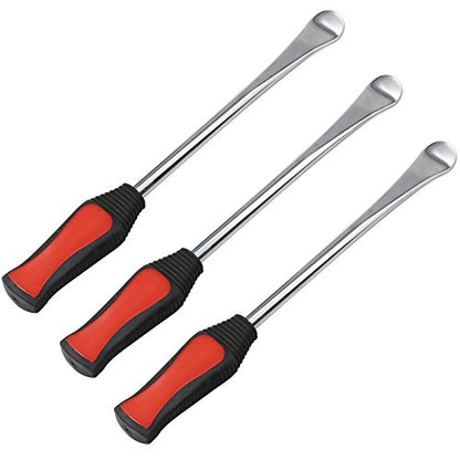 3 Pack Tire Spoon Lever Iron Tool Motorcycle Bike Tire Change Kit Pry Bars | WAHEYNAO Tire Chaning Repair Tool Steel