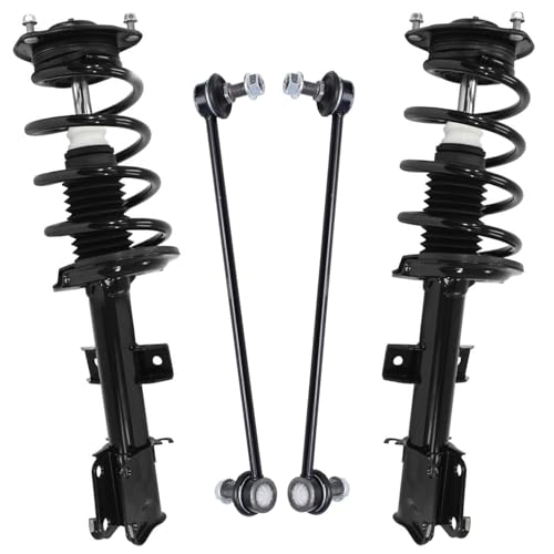 Detroit Axle - Front Struts Sway Bars for 2011 2012 2013 Kia Sorento, Complete Struts with Coil Spring Assembly Sway Bar End Links Replacement Suspension Kit - size: 4QS54011/ sway kit
