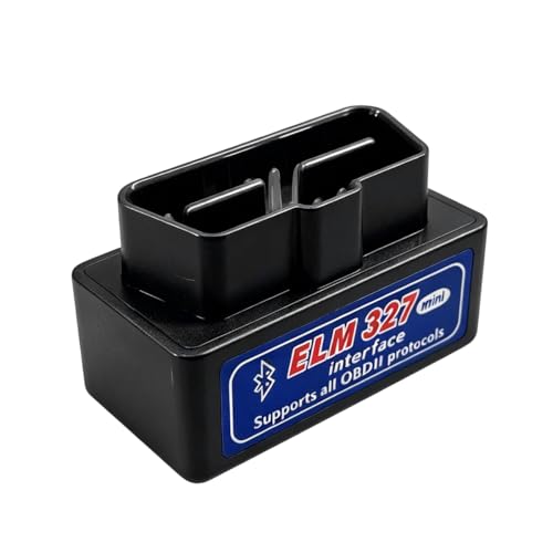 ELM327 OBDII Car Auto Diagnostic Scanner, Professional Mini Bluetooth Scan Tool Engine Fault Code Reader, Wireless Failure Detector Interface Adapter for Most OBD II Vehicles (Black) - color: Black, 1 PCS