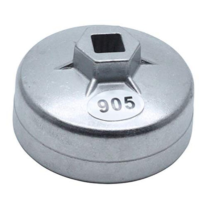 Oil Filter Wrench,Universal 73mm 15 Flutes Oil Filter Cap Wrenches Removal Tool