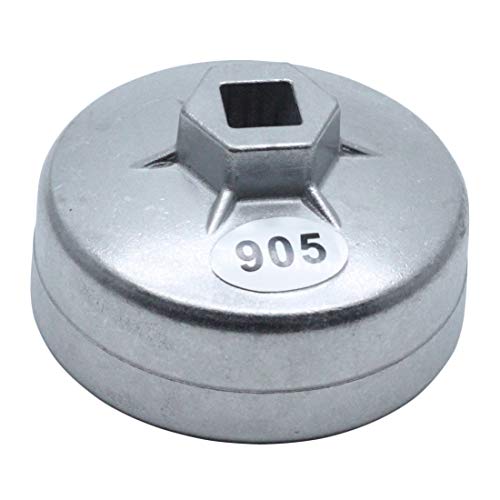 Oil Filter Wrench,Universal 73mm 15 Flutes Oil Filter Cap Wrenches Removal Tool