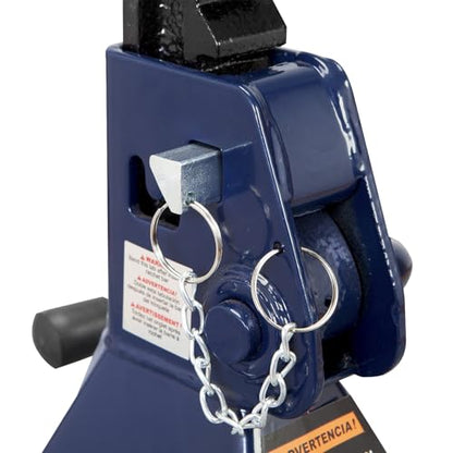 Big RED Jack Stands 6 Ton with Double Locking, 14.2-23.8 inch Adjustable Height for Lifting Cars, SUV, Van, 12000 lb Capacity, 1 Pair - color: BLUE, size: 6 TON DOUBLE LOCKING