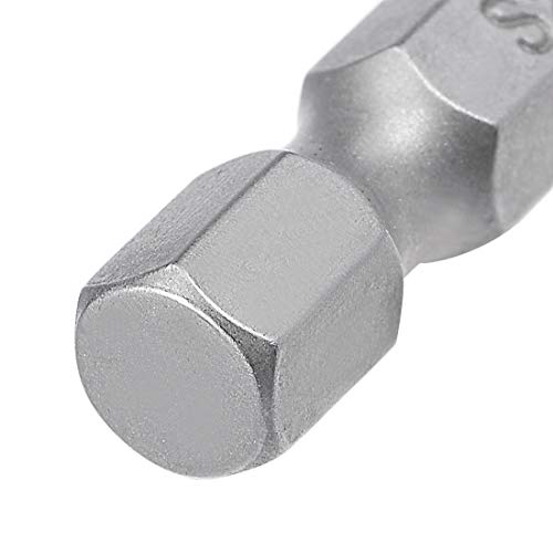 uxcell 10 Pcs T9 Magnetic Torx Screwdriver Bits, 1/4 Inch Hex Shank 3.94-inch Length S2 Security Tamper Proof Screw Driver Kit Tools - size: T9