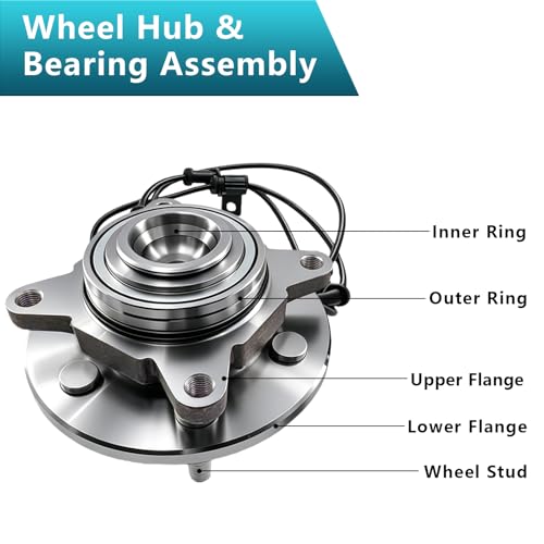 515042 Front Wheel Bearing Hub Assembly for 2003-2006 Ford Expedition | Hub for 03-06 Lincoln Navigator RWD 2WD Only, Eliminates Noise, Simple Installation, Direct Bolt-On, No Warning Lights - size: 515042