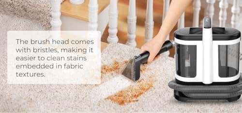 Rosewill Multi-Purpose Portable Carpet and Upholstery Cleaner, Powerful Suction 11 Kpa Spot Cleaner, 450W Motor, Car and Auto Detailer, Stain and Spot Remover; Versatile Use: Carpet, Sofa, Pet Hair