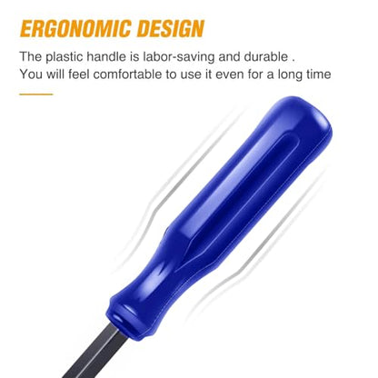 GOOACC Car Panel/Upholstery Fastener Remover Ergonomic Stainless Steel | Easily Removes Plastic Fasteners Reduces Damage to Panels and Loss of Clips Blue - color: Blue, size: 1Pc Remover