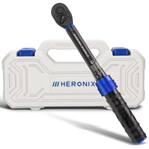 1/4-Inch Drive Click Torque Wrench, 20-240 in.-lb / 2.3-27.1 Nm, Adjustable Dual-Direction 72-Tooth Inch Pound Torque Wrench for Bike, Motorcycle & Small Engine Repair - size: 1/4" DR.『20-240 IN.LB』