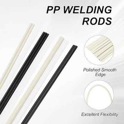 MECCANIXITY 20pcs Plastic Welding Rods, 8 Inch PP Welding Strips 1/4" for Plastic Welder Soldering Tool Kit, Car Bumpers, Kayak Repair, Yellow - size: 8 Inch x 1/4"