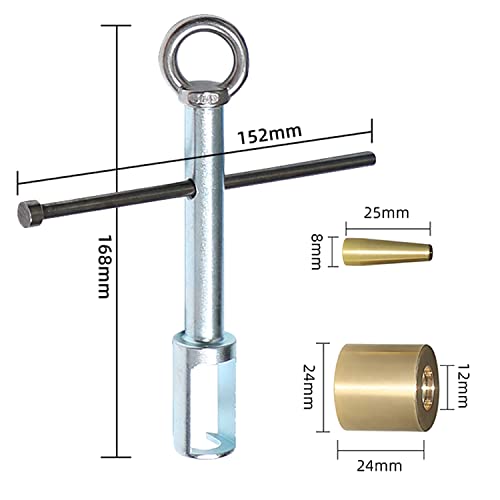 Fuel Injector Puller Remove Tool Injector Seal Install Replace Tool Compatible with Benz M133, M152, M157, M270, M274, M276, M278