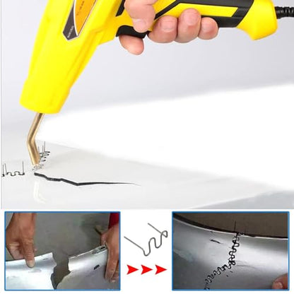 1000pcs Plastic Welder Staples,0.6mm Plastic Welding Staples,Wave Hot Staple Welding Supplies for Welder Gun to Fix Repair Car Bumpers,Cracks - color: 1000pcs 0.6mm Wave Staples