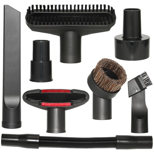 Shop Vac Vacuum Attachments with Extension Hose Dusting Brush Crevice Tool Nozzle Multi-Tools for 1-1/4" 1-3/8" 2-1/2" Shopvac Wet Dry Vacuum Cleaner (Car Detailing Kit Interior A) - style: Car Kit A