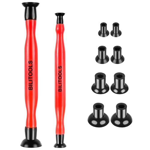 BILITOOLS 2PCS Valve Lapping Kit Valve Grinding Tool with 8 Suction Cups | 4 Sizes Compatibility, For Engine Maintenance - size: 2pcs