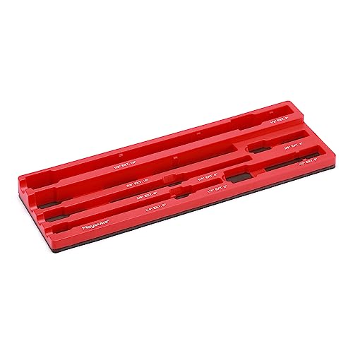 Mayouko Magnetic ABS Socket Extension Organizer, Socket Extension Bar Holder, Fit for 1/4",3/8",1/2“Drive Extensions, Extensions not Included
