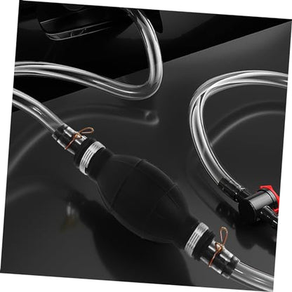 ULTECHNOVO 1Set Hand Gas Pump Siphon Kit Manual Transfer Pump for Automotive Use Durable Fuel Siphon Hose No Power Required Easy Operation