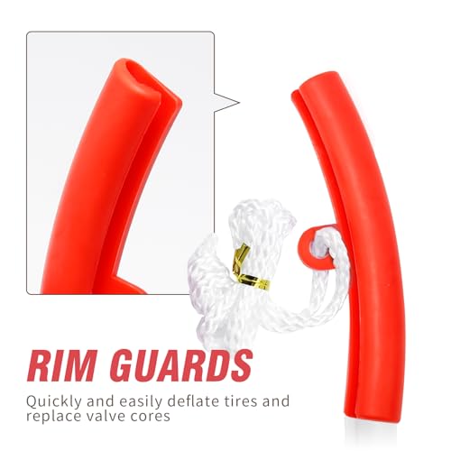 EATAKWARD 14.5 inch Leverage Tire Spoon Lever Iron Repair Tool Kit, Steel Tire Changing Removal Tool for Motorcycle Dirt Bike Lawn Mower Tire TR412 TR413