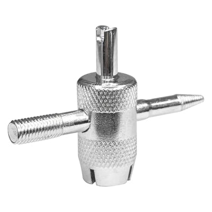 4 Way Tire Valve Stem Core Removal Tools, 4-in-1 Tyre Air Valve Stem Puller Remover and Installer Repair Kit, Multifunctional Tire Valves Core Removal Tool Wrench for Car Motorcycle Bicycle（1PCS） - size: 1PCS