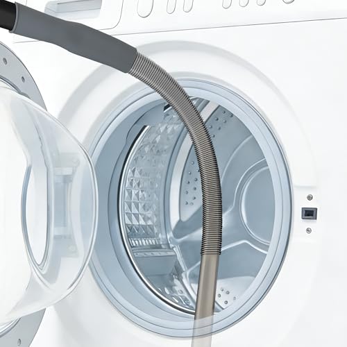 Dryer Vent Cleaner Universal Vacuum Hose Attachment Fits All Vacuums Cleaner Deep Cleaning Tools for Clogged Ducts & Lint Removal (Grey) - color: Gray