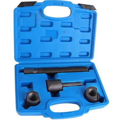 Dual Wheel Separator Tool Kit, 4-Piece Wheel Hub Removal Tool with 11 Threads One-Piece Pusher, Dual Wheel Removal Tool Fit for Most Dually Wheels,Truck,Bus,Van,Trailer, with Storage Case