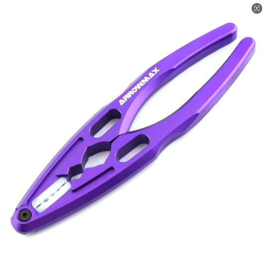 Purple/Black RC Car Tool - 8-in-1 Multipurpose Pliers for Shock Absorber & More - color: Pueple