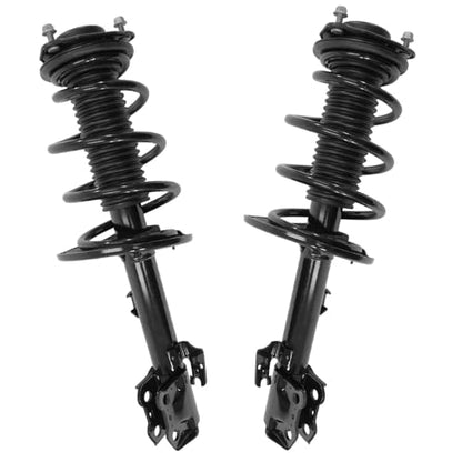 Detroit Axle - Front Struts Kit for 2014 2015 2016 2017 2018 2019 Toyota Highlander [Excludes Sport Suspension], 2 Complete Struts with Coil Spring Assembly 2 Sway Bar End Links Replacement Suspension - size: 4QS54046-V1/Sway Kit