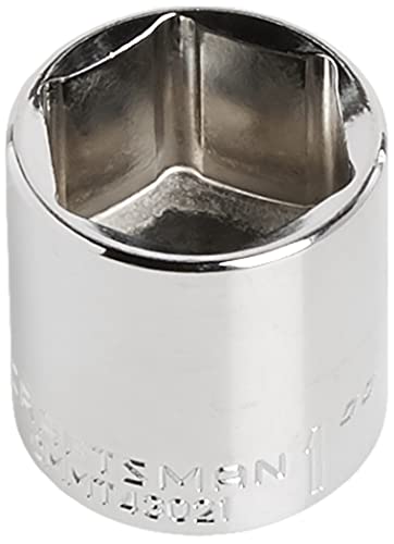 CRAFTSMAN Shallow Socket, SAE, 3/8-Inch Drive, 1-Inch, 6-Point (CMMT43021) - size: 1"
