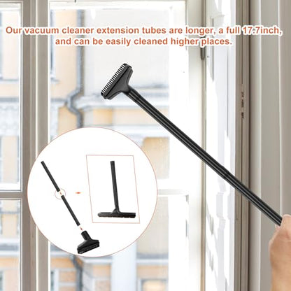 14pcs Universal Vacuum Attachment for Wet Dry Vac Attachments,Vacuum Accessories and Attachments with Shop Vac Extension Wand, Hose Adapter fit 2 1/2", 1 1/4",1 7/8" - size: 14pcs