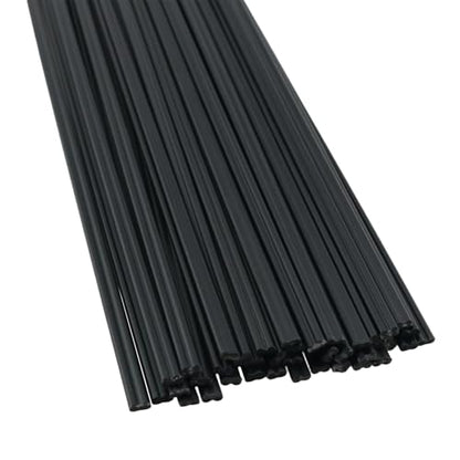 40PCS 9.8 Inch PP Plastic Welding Rods Polypropylene Hot Air Gun Tool for Automotive Bumper Repair Rods Fenders Black