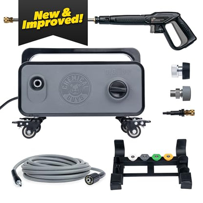Chemical Guys, PM2000 PRO Electric Pressure Washer, 2030 PSI, 25 ft Hose | For car wash and home, 2030 PSI 1.77 GPM, 14.5 amp electric pressure washer for home use