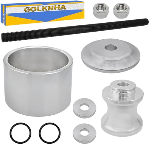 Front & Rear 40/44mm Wheel Bearing Removal Tool Kit for Polaris RZR Sportsman Scrambler General Ranger Worker 550 570 800 850 900 1000