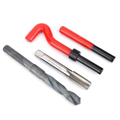 M14x1.5 Thread Repair Kit, 15 Pcs Portable Thread Chaser Set, Thread Metric Inserts Repair Kits, Compatible Hand Tool Set for Auto Repairing - color: M14x1.5
