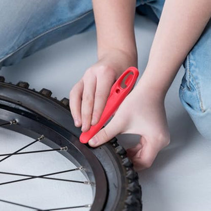Cycle Tire Levers Compact Portable Ergonomic Rim Safe Scratch Free | Cycle Tyre Repair Tool for Road Mountain Bike Bicycle Cycling Outdoor Quick Removal Repair Maintenance Tool Kit Compact - color: C