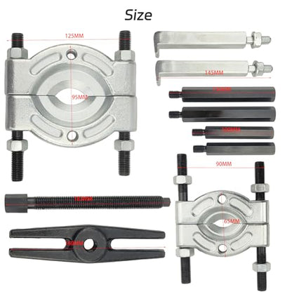 Remove Bearings Kit 5 ton Capacity Bearing Separator Puller Set 2" & 3" Jaw Bearing Splitter Remover Tool Kit