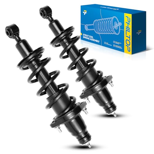 PHILTOP Rear Complete Struts Shock Absorber for Civic 2001-2005, Quick Suspension 171340L 171340R, Struts with Coil Spring Assemblies SAA828 2 Pcs - size: 2001-2005 Honda Civic