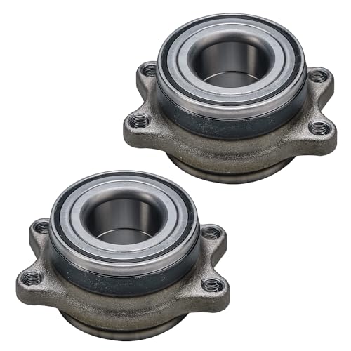 Detroit Axle - Pair Rear Wheel BearingHub Assembly for 2000-2004 Subaru Legacy Outback, 2003-2006 Baja Non-ABS, 2000 2001 2002 2003 2004 512183 - style: 512183 x2/Pair
