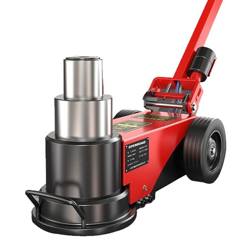 OPENROAD Hydraulic Trolley Floor Jack 2.5 Ton / 5,000 lb Capacity, Low Profile Car Jack for Home Garage and Auto Repair, red