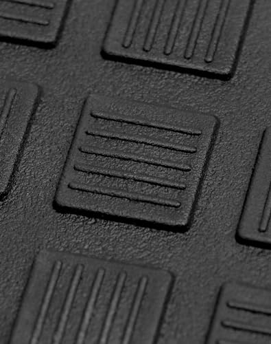Heavy-Duty PVC Curb Ramp Set for Wheelchairs, Motorcycles, and Vehicles - 2 Pack, 2000lbs Load Capacity, All-Weather, Textured Surface