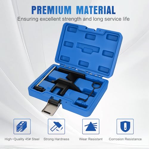 GOOACC Engine Timing Tool Check Useful Kit 1.2 GDI Openwork Distribution Synchronization PureTech for PSA Citroen Peugeot Opel from 2018, Belt Drive Camshaft Crankshaft Timing Locking Tool Set, 4PCS - size: 4PCS Kit