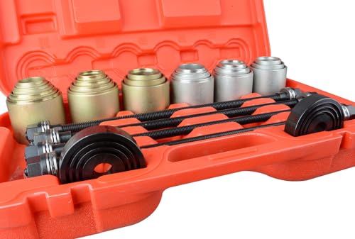 26pc Universal Press and Pull Sleeve Kit Bushing Bearings and Seals Removal Installation Kit