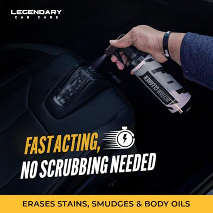 Legendary Interior Cleaner 16oz - All Purpose Interior Detailer & Carpet Cleaner for Cars - Safe on Leather, Plastic, Vinyl, Upholstery & Dashboard - UV Protectant - Tough on Stains & Dirt : Automotive