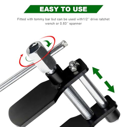 Brake Caliper Compression Tool, Disc Brake Pad Installation Spreader, Heavy Caliper Piston Spreader Tool, Universal Disassembly Tool for Brake Piston, Fits Most Car SUV Truck