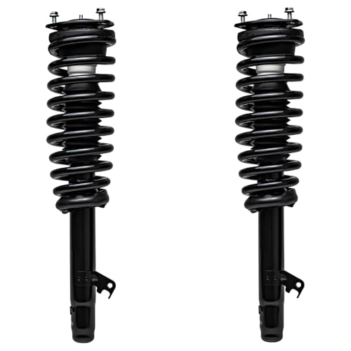 Detroit Axle - Front Struts Suspension Kit for 2003-2008 Mazda 6, 2 Struts with Coil Spring Assembly 2 Upper Control Arms with Ball Joint 2004 2005 2006 2007 Replacement - size: 4CQ42880/ Big strut kit