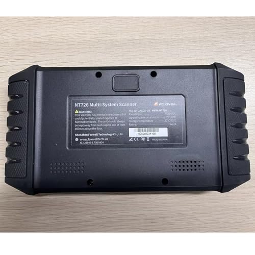 2026 FOXWELL NT726 OBD2 Scanner Diagnostic Tool, All System Bidirectional Scan Tool with TOP 12 Resets, Precise Car Diagnostic Scanner for All Vehicles, CAN-FD, FCA Autoauth, Lifetime Update, AutoVIN