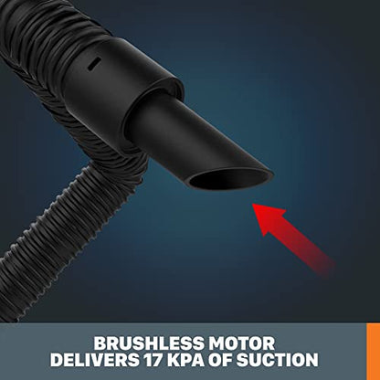 WORX Nitro WX031L.9 20V 2.1 Gal Cordless Wet/Dry Vacuum (Tool Only), Black, Orange - style: 20V Cordless Wet/Dry Vacuum (Tool Only)