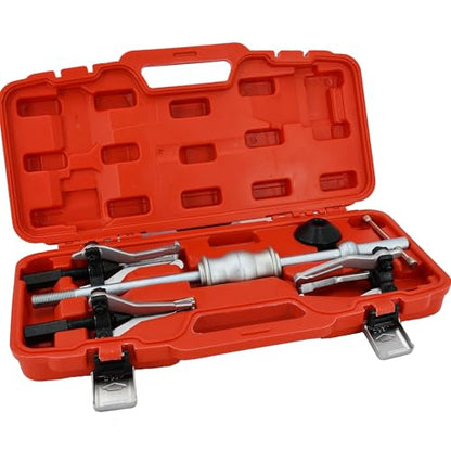 3 Jaw Gear Bearing Slide Hammer Puller Set for Removal Universal Internal & External Gear Pulley Puller Set for Pulling Out Gears Bearings 40CR Alloy Steel - size: 3 Jaw