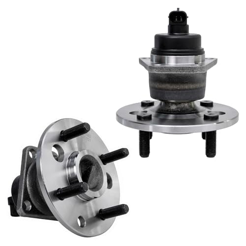 Detroit Axle - 2pc Rear Wheel Hubs & Bearings for Saturn SC SC1 SC2 SL SL1 SL2 SW1 SW2, Wheel Hubs Bearings Assembly 1991 1992 1993 1994 1995 1996 1997 1998 1999 2000 2001 2002 Replacement - style: 512002 x2/Pair