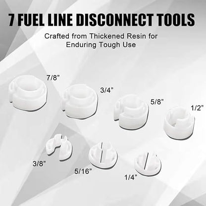 SGT 26pcs Master Quick Disconnect Tool Set,Fuel Line Disconnect Tool Set for A/C Fuel & Transmission Systems，Line Disconnect Tool Kit Apply to Most Vehicles - color: Red