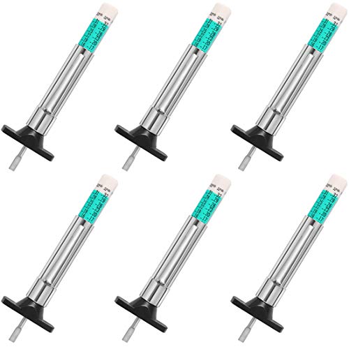 PROND Tire Tread Depth Gauge, Tread Depth Gauge, Tire Gauges, Color Coded Tire Depth Gauge, Tire Tread Gauge, Tire Tread Depth Accurate Measurement Tools (Green Type - 6PCS) - color: Green Type - 6PCS