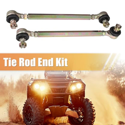 ACROPIX 19cm 7.48" Steering Tie Rod End Tie Rod Link Fit for 50cc 70cc 90cc 110cc 125cc 150cc ATV Quad Four Wheeler with Ball Joint Accessories - Pack of 2 - size: 190mm