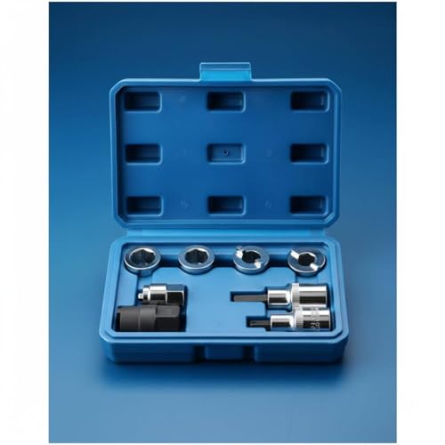 s Chassis Strut Removal Kit High Hardness shock absorbers Mount Remover High-Strength Alloy Metal Cap Mount Socket Kit for Mechanics, Workshop